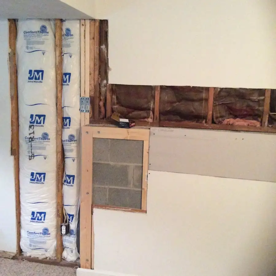 Wall insulation replacement during Odor Removal & Deodorization in Fort Lee